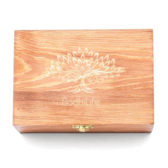 Chakra Healing Gift Box Selenite Amethyst Rose Quartz Tiger Eye Aventurine - Picture 5 of 5